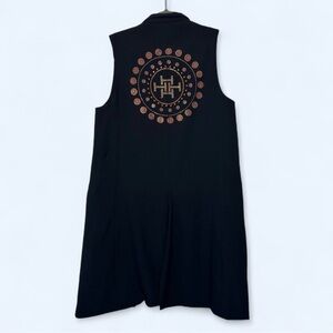 Ylmin Hair Salon Stylist Vest in Black Size Small